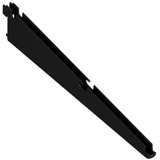 Tartó drótpolcokhoz 320 mm 20 kg fekete matt