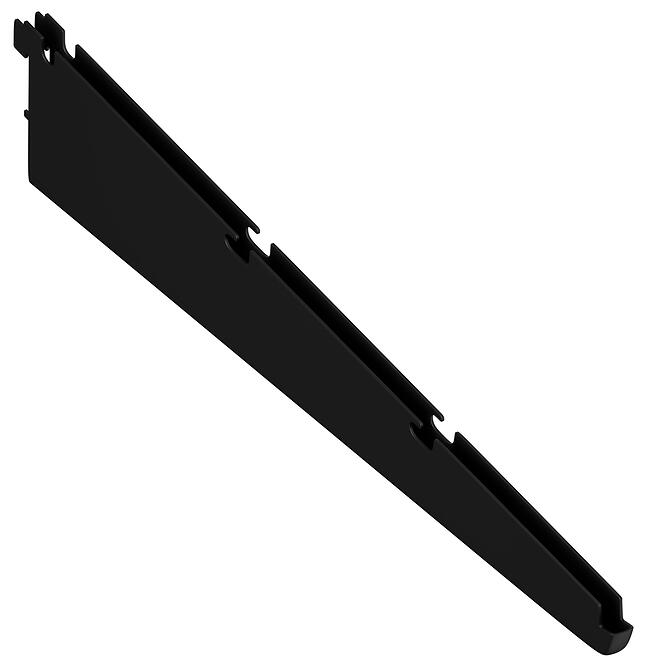 Tartó drótpolcokhoz 420 mm 20 kg fekete matt
