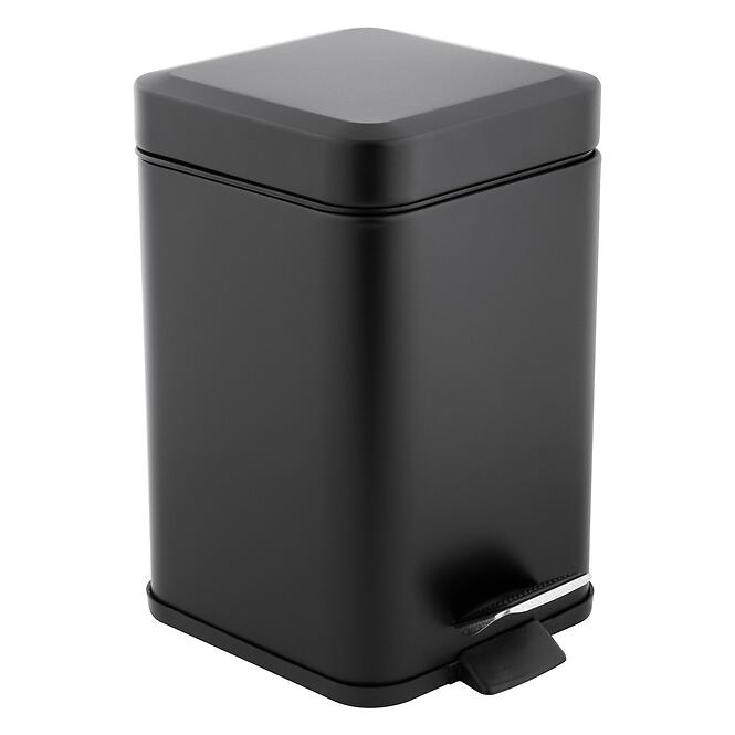 Papírkosári Muti-Blk fekete/négyzet