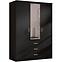 Szekrény 3d Fekete