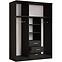 Szekrény 3d Fekete,3
