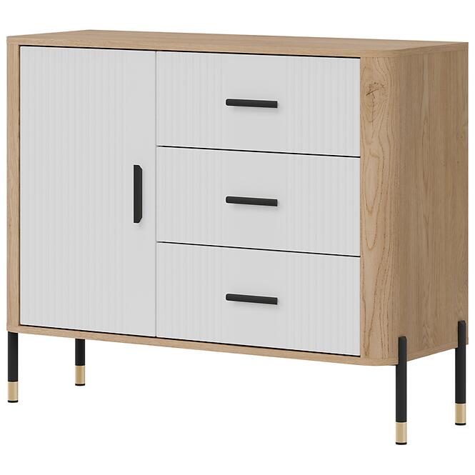 Komód Dante Dt03  Dąb Cremona/Fehér