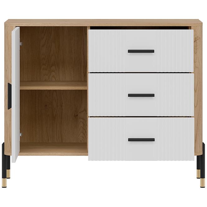 Komód Dante Dt03  Dąb Cremona/Fehér