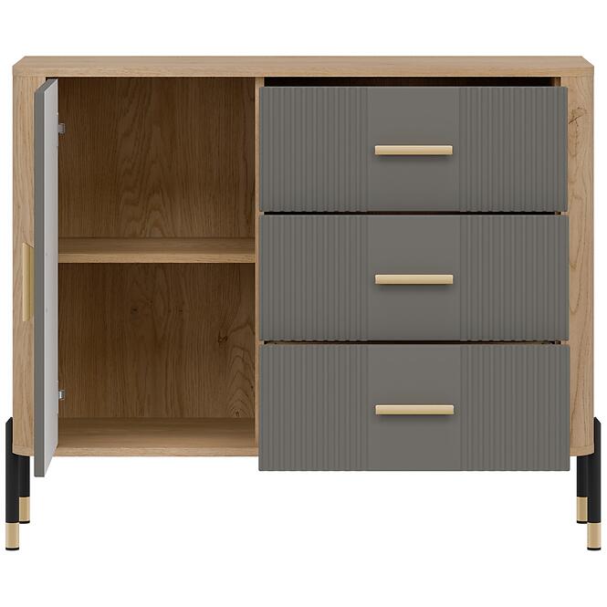 Komód Dante Dt03  Dąb Cremona/Szürke