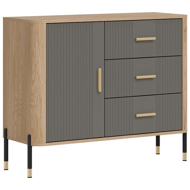 Komód Dante Dt03  Dąb Cremona/Szürke
