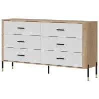 Komód Dante Dt05  Dąb Cremona/Fehér