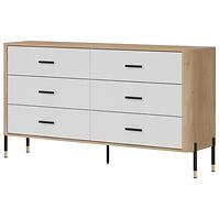 Komód Dante Dt05  Dąb Cremona/Fehér