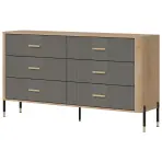 Komód Dante Dt05  Dąb Cremona/Szürke