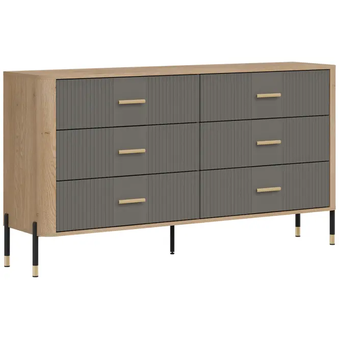 Komód Dante Dt05  Dąb Cremona/Szürke,5