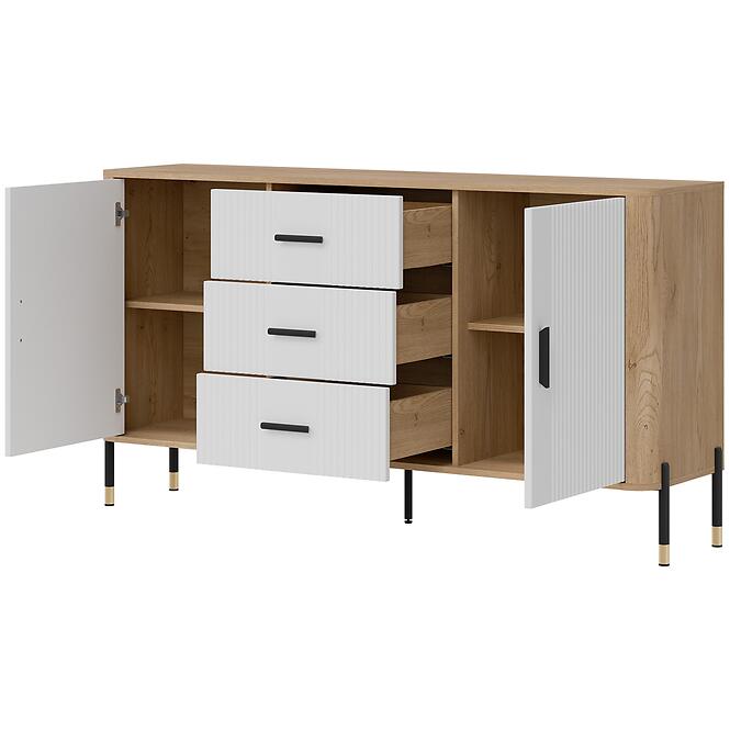 Komód Dante Dt06 Dąb Cremona/Fehér