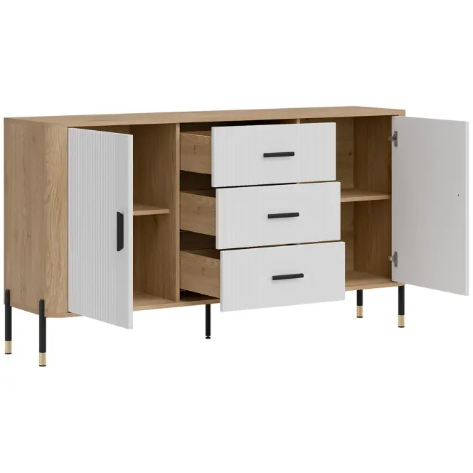Komód Dante Dt06 Dąb Cremona/Fehér