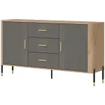 Komód Dante Dt06 Dąb Cremona/Szürke