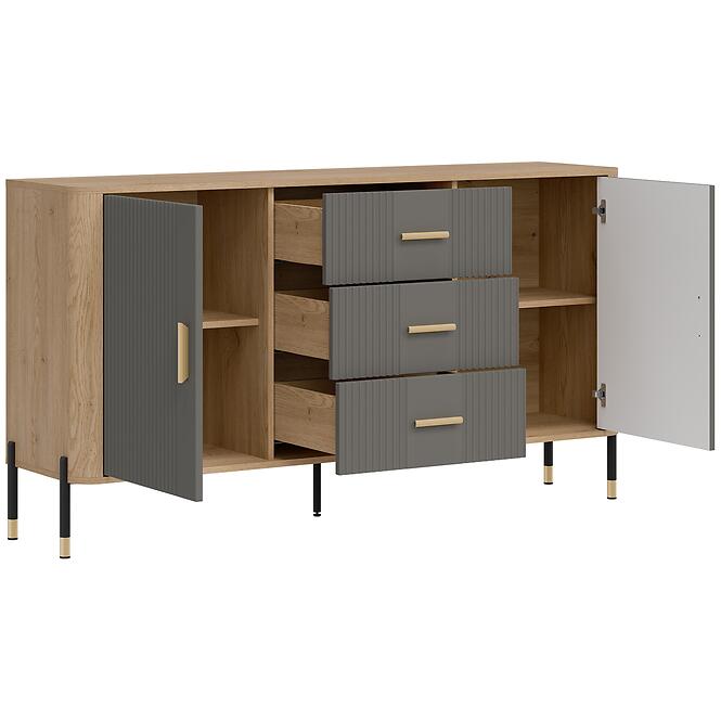 Komód Dante Dt06 Dąb Cremona/Szürke