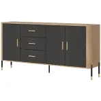 Komód Dante Dt07 Dąb Cremona/Antracit