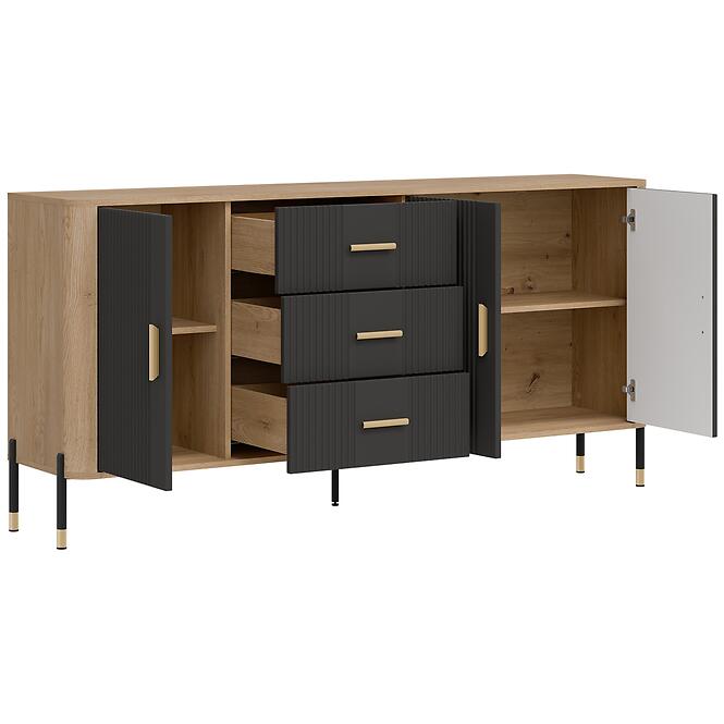 Komód Dante Dt07 Dąb Cremona/Antracit
