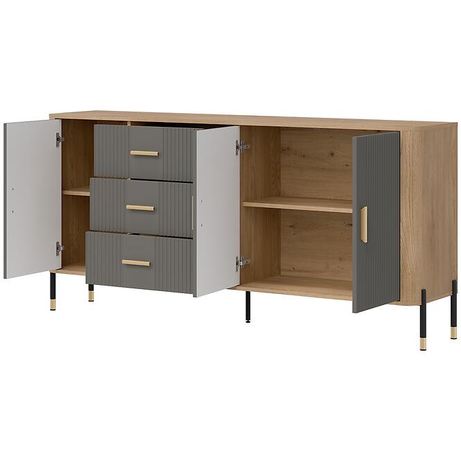 Komód Dante Dt07 Dąb Cremona/Szürke