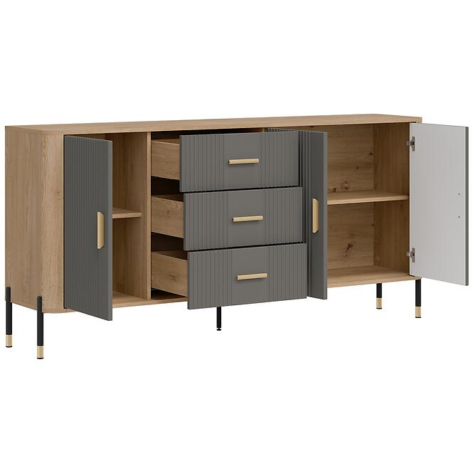 Komód Dante Dt07 Dąb Cremona/Szürke