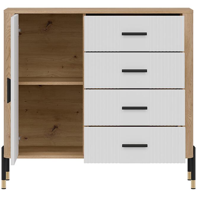 Komód Dante Dt08 Dąb Cremona/Fehér