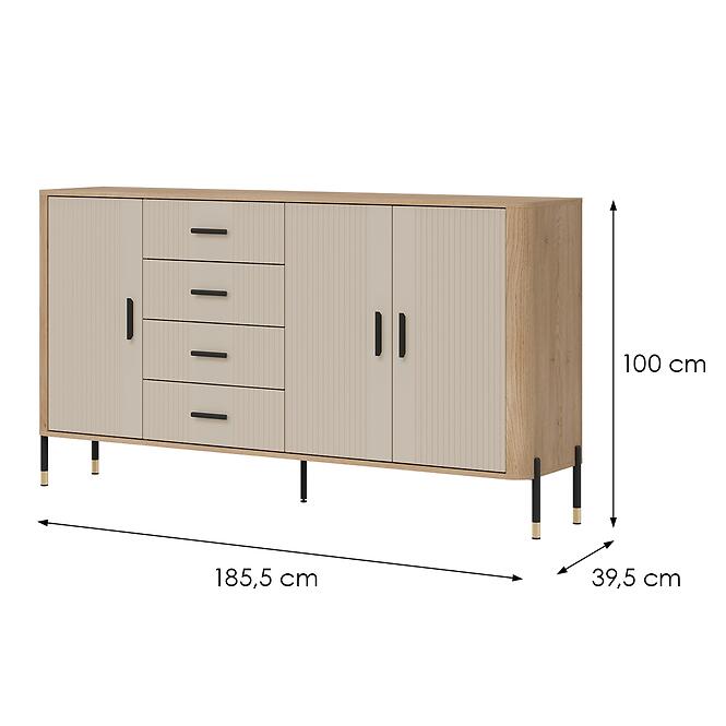 Komód Dante Dt10 Dąb Cremona/Kasmír