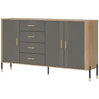 Komód Dante Dt10 Dąb Cremona/Szürke