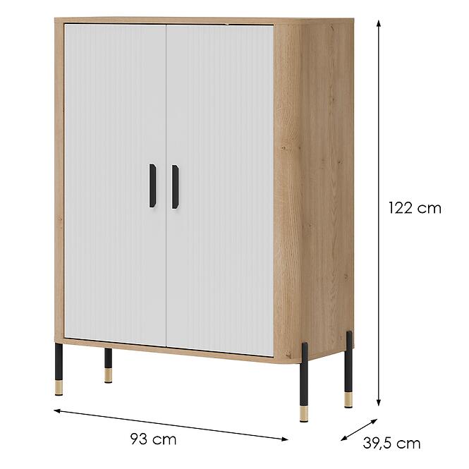 Komód Dante Dt11 Dąb Cremona/Fehér