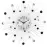 Óra GH2316 50x4 cm diamond black