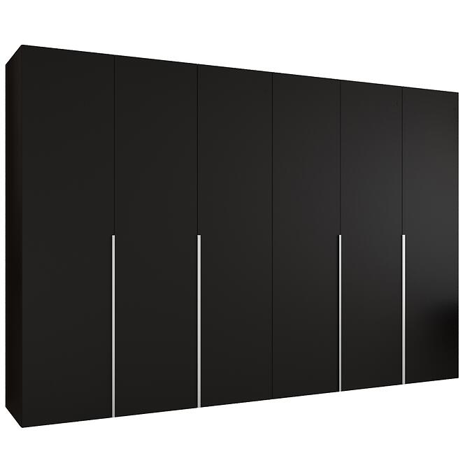 Szekrény Alicante I 300 fekete/ezüst