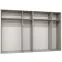 Szekrény Alicante III 300 artisan fekete,3
