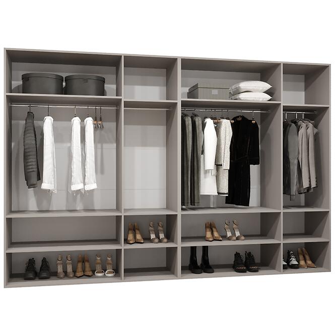 Szekrény Alicante III 300 kasmír/ezüst