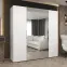 Szekrény Marbella II 200 fehér/kasmír,5