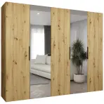 Szekrény Marbella II 250 artisan fekete