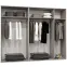 Szekrény Marbella II 250 artisan fekete,4