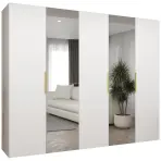 Szekrény Marbella II 250 fehér/arany