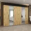 Szekrény Marbella II 300 artisan fekete,5