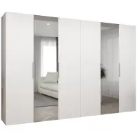 Szekrény Marbella II 300 fehér/kasmír
