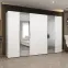 Szekrény Marbella II 300 fehér/kasmír,5