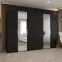 Szekrény Marbella II 300 fekete/kasmír,5