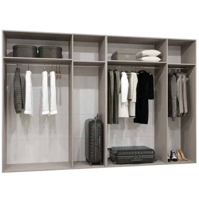 Szekrény Marbella II 300 kasmír/arany