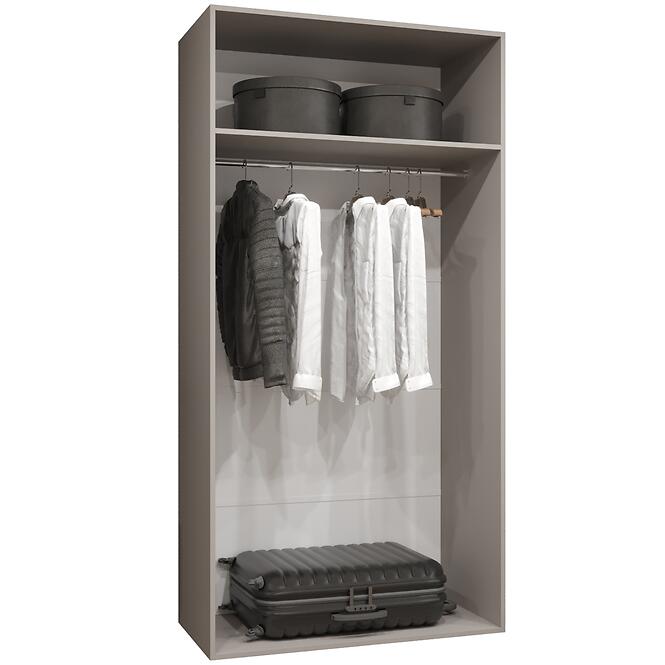 Szekrény Marbella III 100 kasmír/fekete