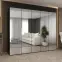 Szekrény Marbella III 250 fekete/arany,5