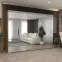 Szekrény Marbella III 300 artisan fekete,5