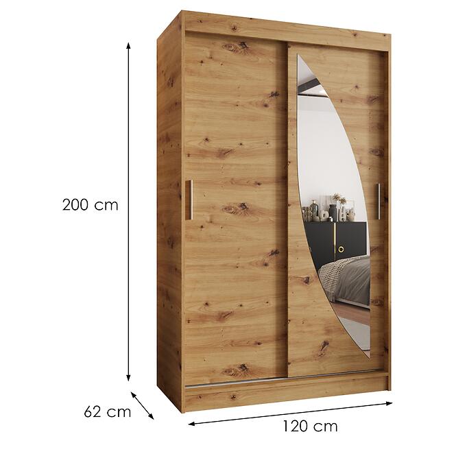 Szekrény Milo 120 artisan