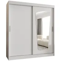 Szekrény Moka 180 fehér