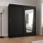Szekrény Moka 180 fekete,3