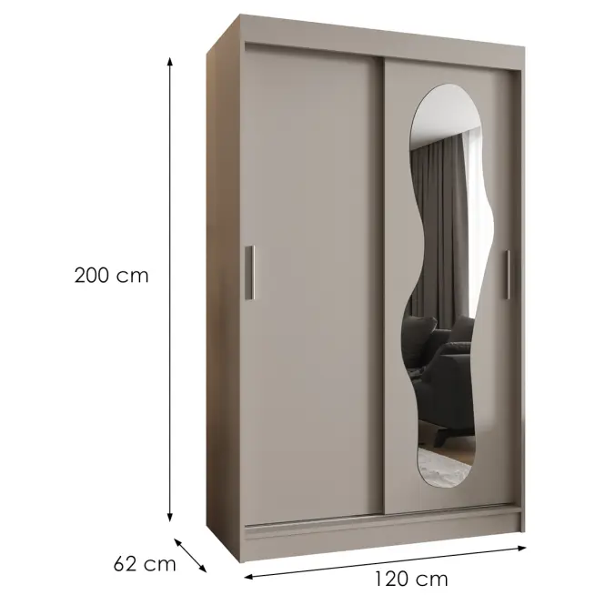 Szekrény Ultra 120 kasmír