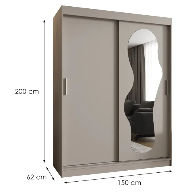 Szekrény Ultra 150 kasmír