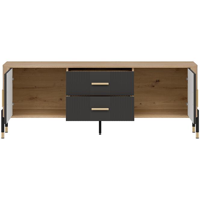 Komód Dante Rtv Dt01 Tölgy Cremona/Antracit,4