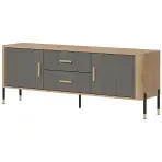 Komód Dante Rtv Dt01 Tölgy Cremona/Szürke