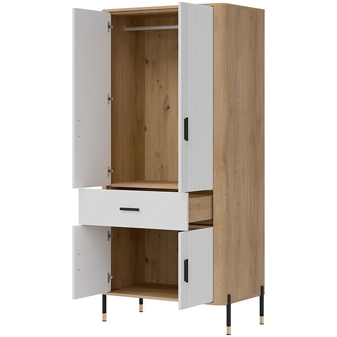 Szekrény Dante Dt16 Tölgy Cremona/Fehér