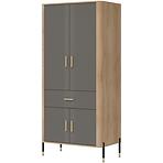 Szekrény Dante Dt16 Tölgy Cremona/Szürke